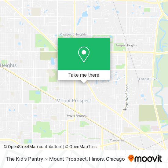 Mapa de The Kid's Pantry ~ Mount Prospect, Illinois