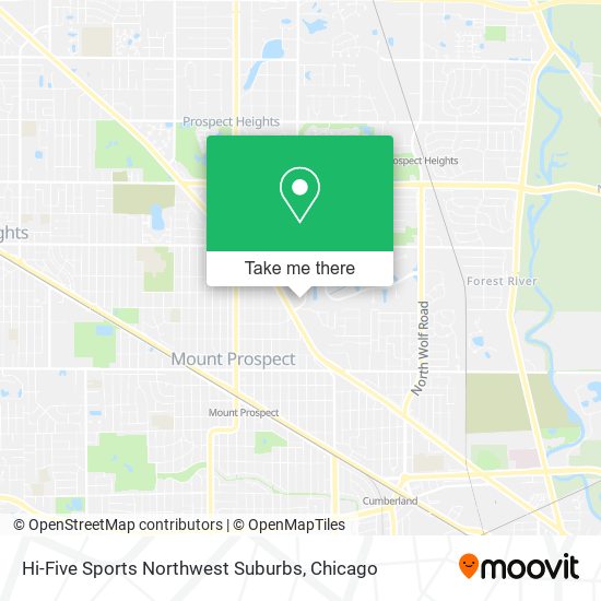 Mapa de Hi-Five Sports Northwest Suburbs