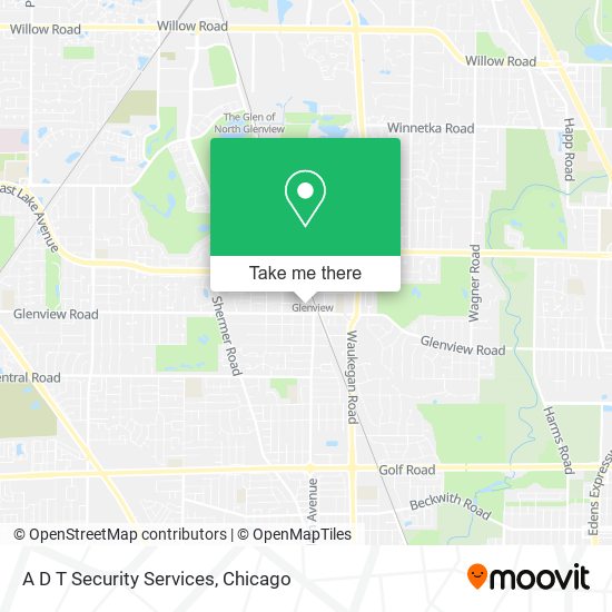 A D T Security Services map