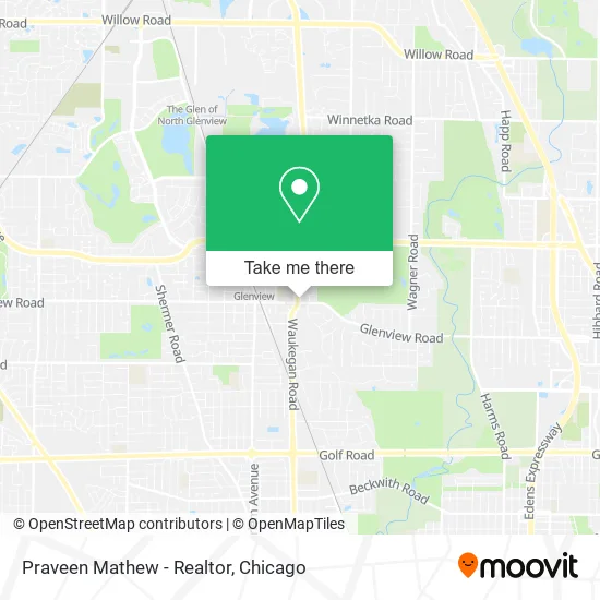 Mapa de Praveen Mathew - Realtor