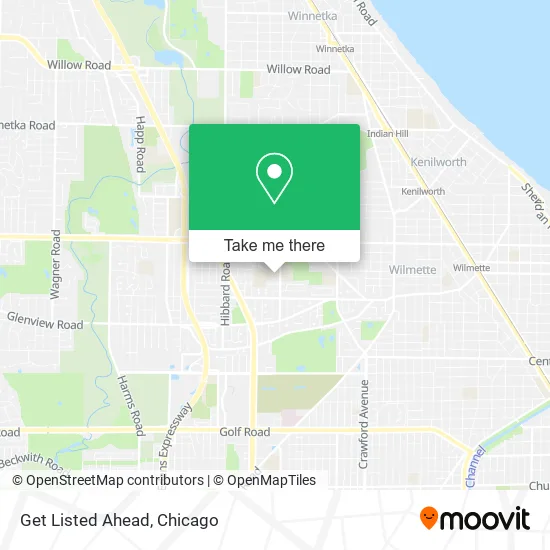 Get Listed Ahead map