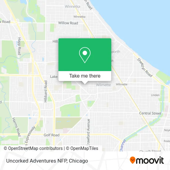 Uncorked Adventures NFP map