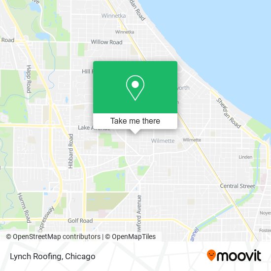 Lynch Roofing map