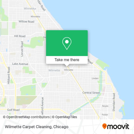 Mapa de Wilmette Carpet Cleaning