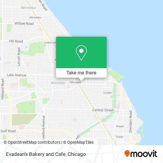 Evadean's Bakery and Cafe map