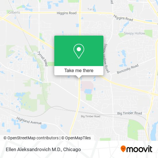 Mapa de Ellen Aleksandrovich M.D.