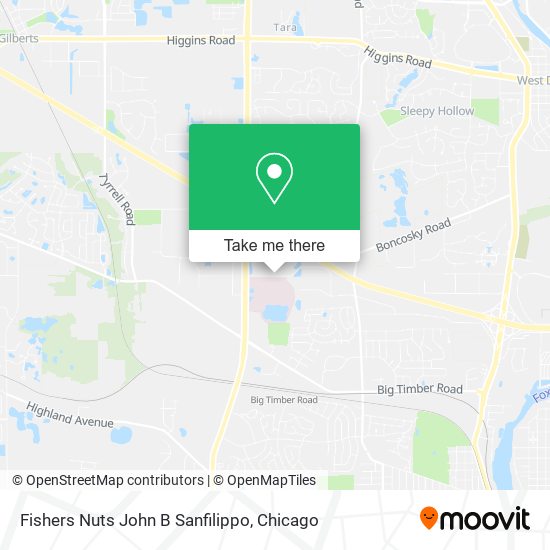 Fishers Nuts John B Sanfilippo map