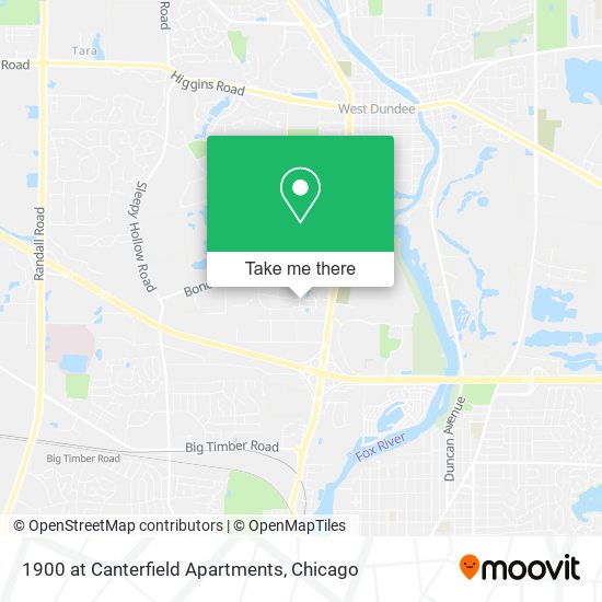 1900 at Canterfield Apartments map