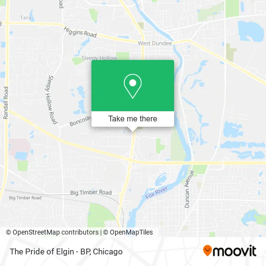 The Pride of Elgin - BP map