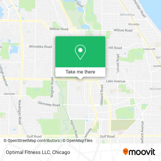 Optimal Fitness LLC map