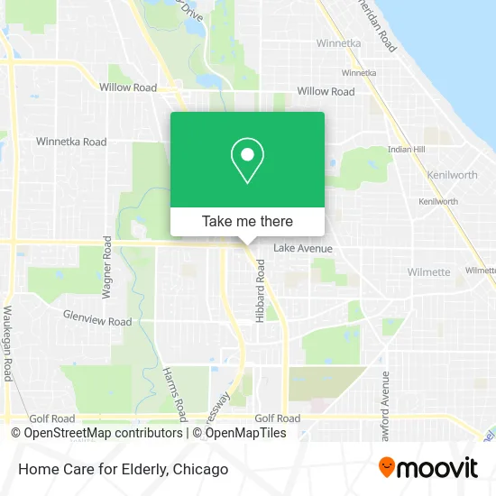 Home Care for Elderly map