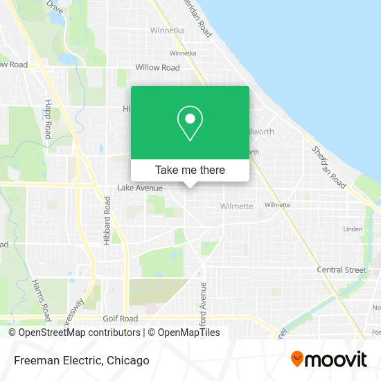 Freeman Electric map