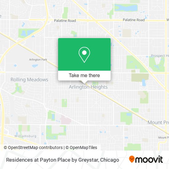 Residences at Payton Place by Greystar map