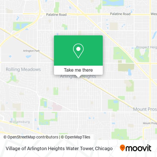 Mapa de Village of Arlington Heights Water Tower