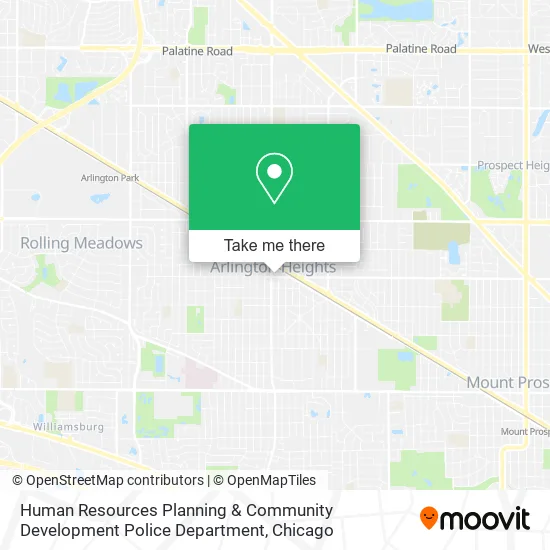 Human Resources Planning & Community Development Police Department map