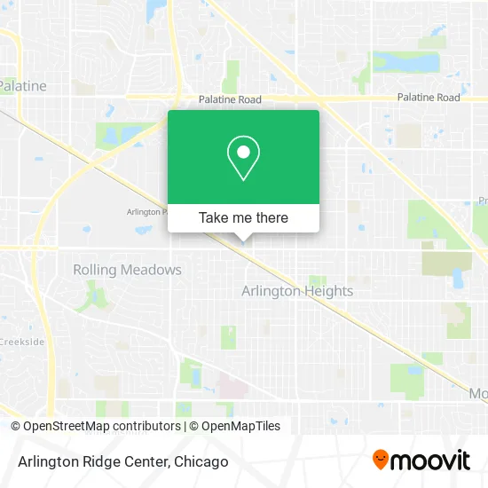 Arlington Ridge Center map
