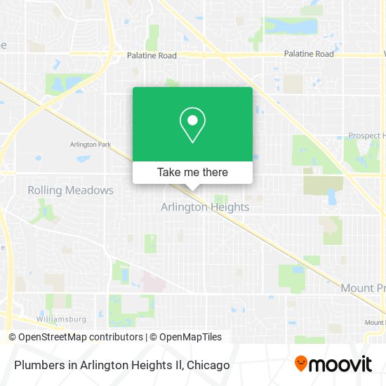 Mapa de Plumbers in Arlington Heights Il