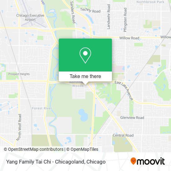 Mapa de Yang Family Tai Chi - Chicagoland