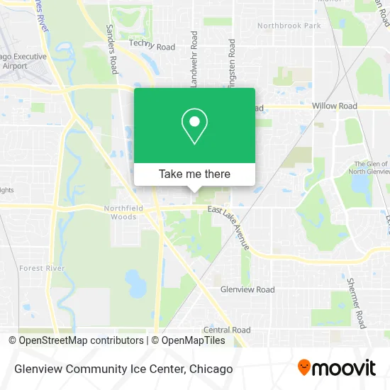 Glenview Community Ice Center map