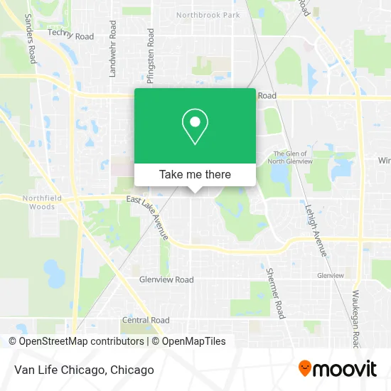 Van Life Chicago map