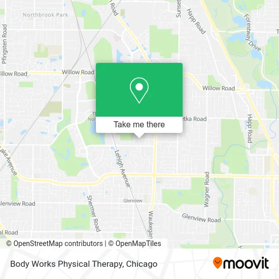 Body Works Physical Therapy map