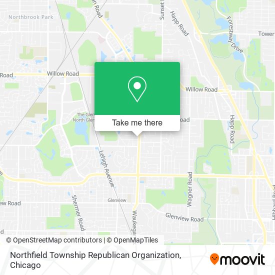 Northfield Township Republican Organization map