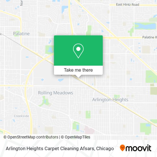 Arlington Heights Carpet Cleaning Afsars map