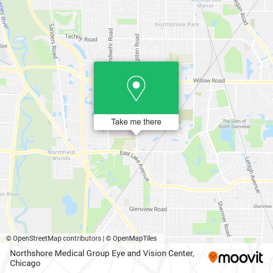 Mapa de Northshore Medical Group Eye and Vision Center