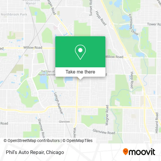 Phil's Auto Repair map