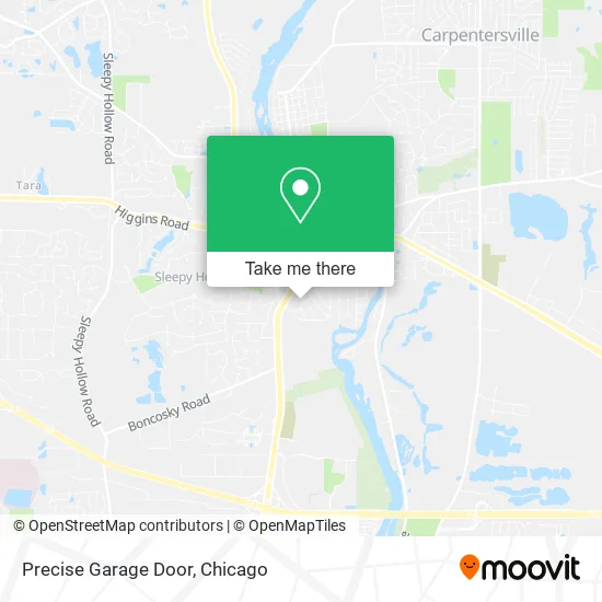 Precise Garage Door map