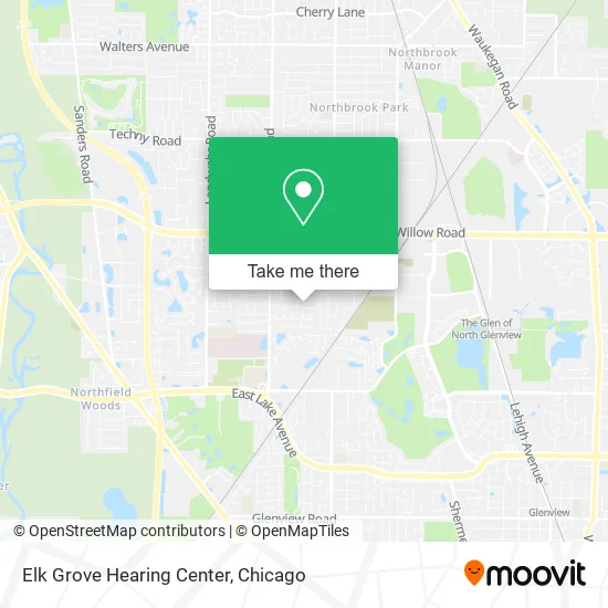 Elk Grove Hearing Center map
