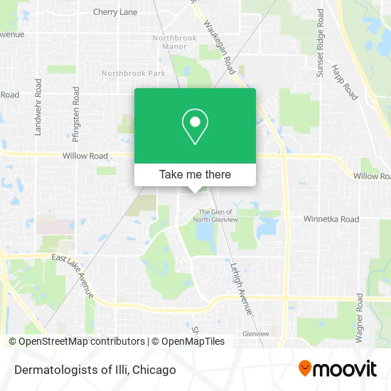 Mapa de Dermatologists of Illi