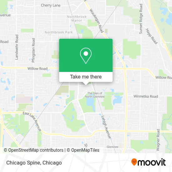 Chicago Spine map
