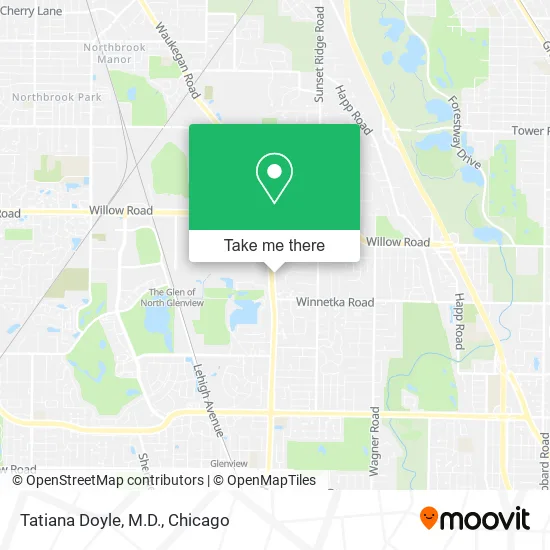 Tatiana Doyle, M.D. map