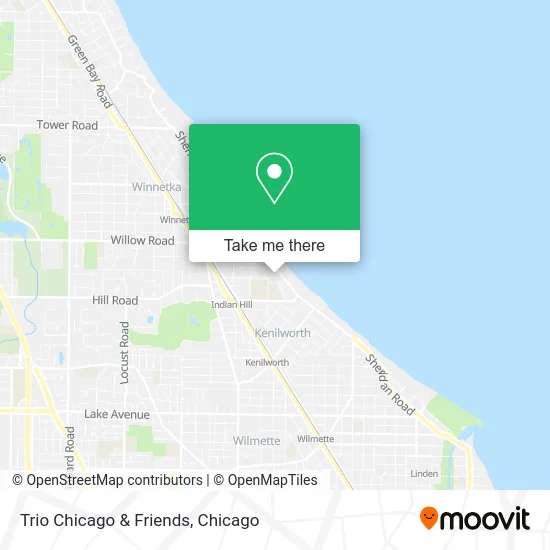 Trio Chicago & Friends map