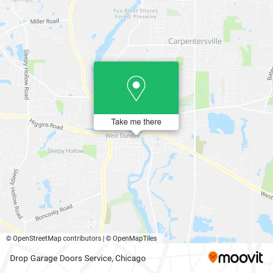 Drop Garage Doors Service map