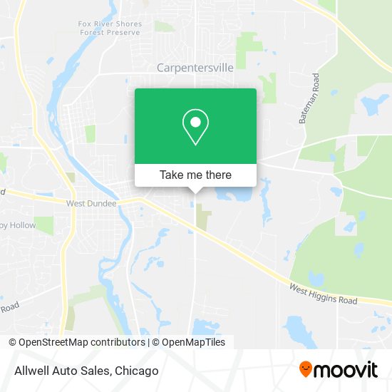 Allwell Auto Sales map