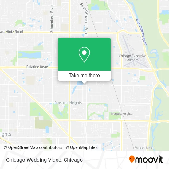 Chicago Wedding Video map