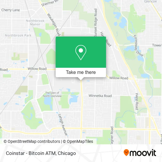 Coinstar - Bitcoin ATM map