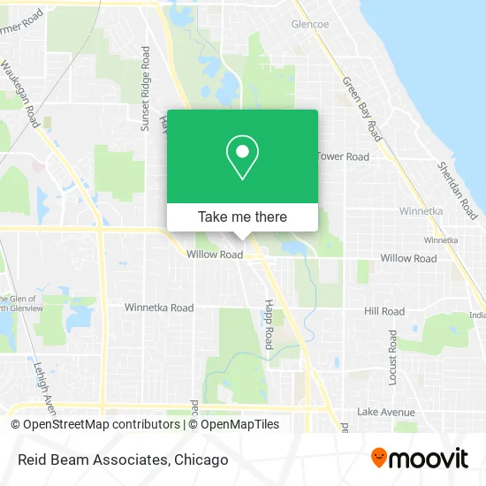 Mapa de Reid Beam Associates