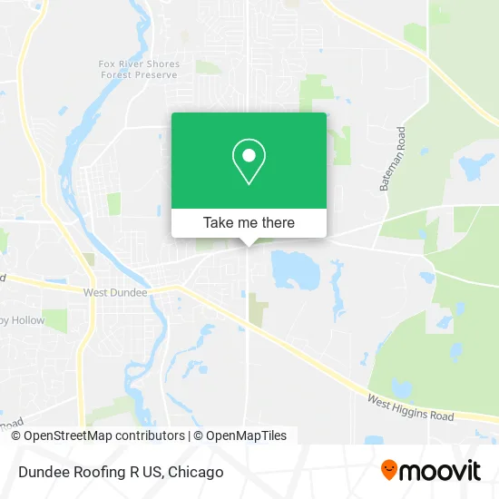 Dundee Roofing R US map