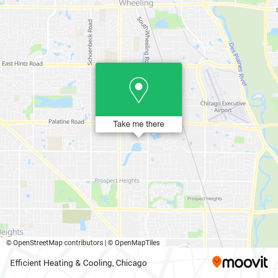 Mapa de Efficient Heating & Cooling