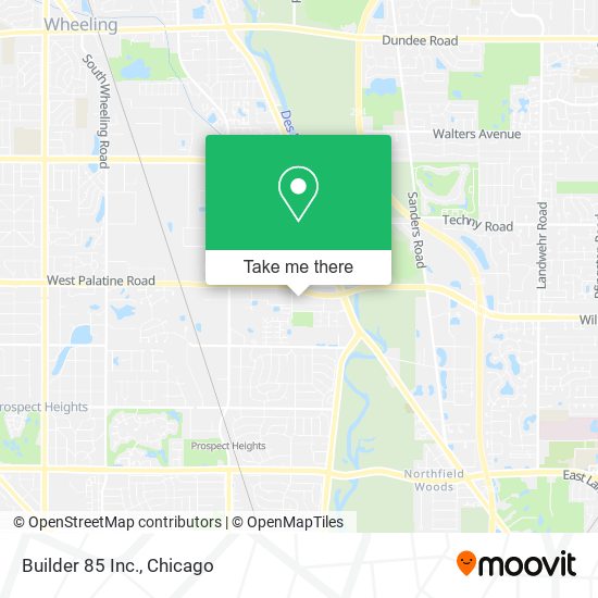 Mapa de Builder 85 Inc.