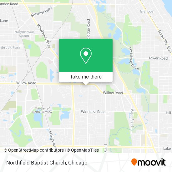 Mapa de Northfield Baptist Church