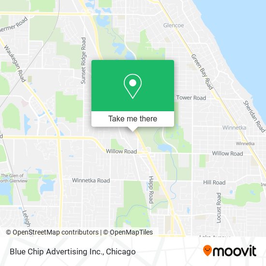 Blue Chip Advertising Inc. map