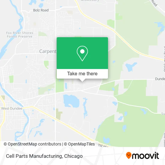 Cell Parts Manufacturing map
