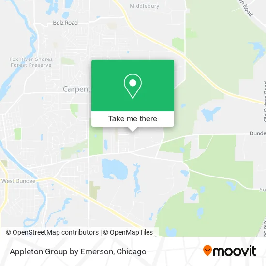 Appleton Group by Emerson map