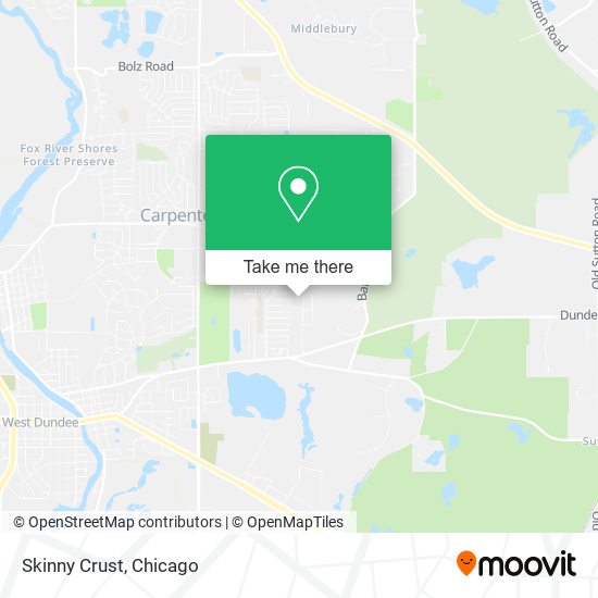 Skinny Crust map
