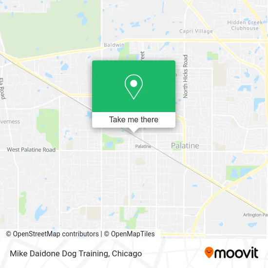 Mike Daidone Dog Training map
