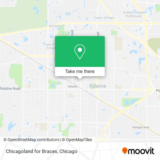 Chicagoland for Braces map